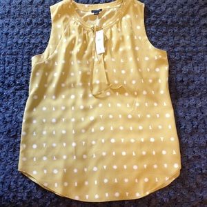 Ann Taylor sleeveless blouse size S